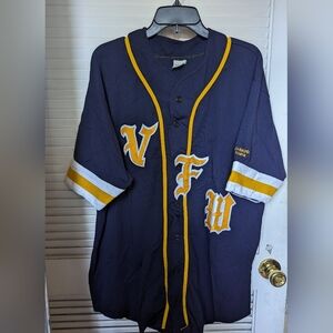 VFW Jersey Post 10818 blue yellow XL